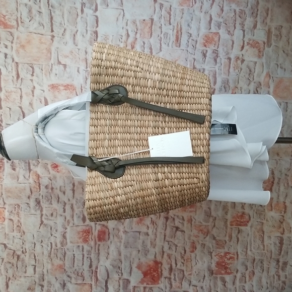 New ULLA JOHNSON Surfside Carryall Straw Tote Bag - Picture 2 of 13